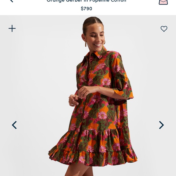 Choux Dress
Orange Gerber in Popeline Cotton
$790 - Picture 4 of 5